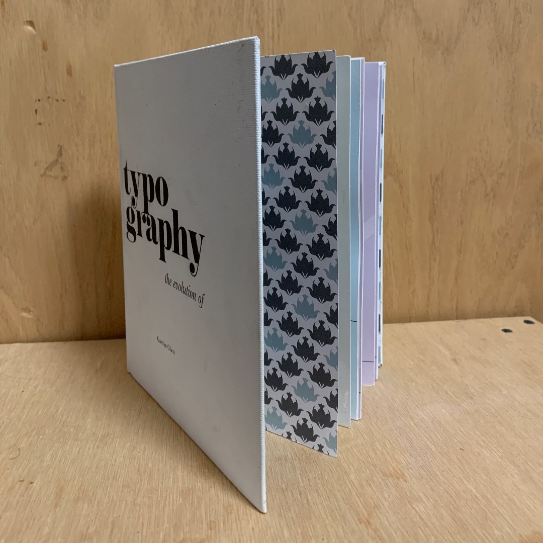 Typography Book Open