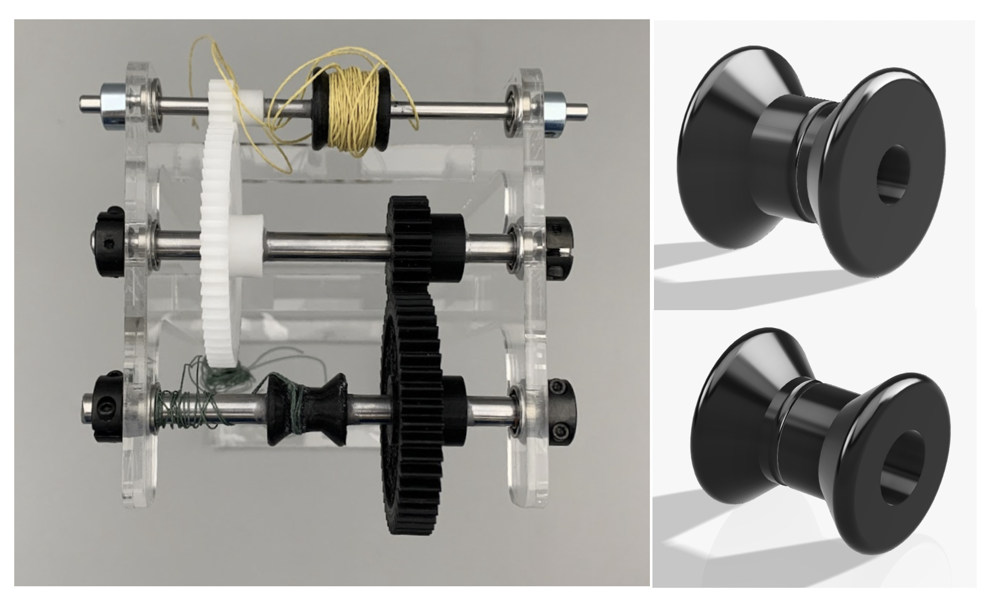 Gear Transmission and Capstan Layout